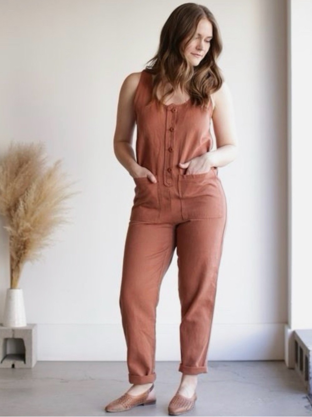 JUNGMAVEN jumpsuit organic hemp cotton denim twill
